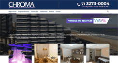 Desktop Screenshot of chroma.com.br